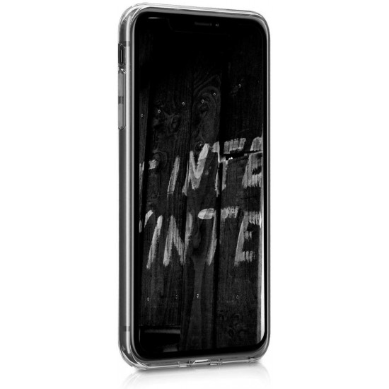 KW iPhone 11 Θήκη Σιλικόνης TPU Design Don't Touch My Phone - Black / White - 49793.10