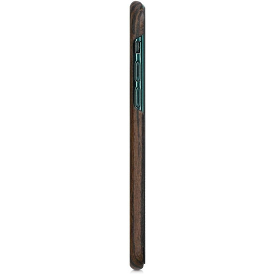 Kalibri iPhone 11 Pro Σκληρή Θήκη από Φυσικό Ξύλο - Dark Brown - 49795.18