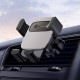 Baseus Cube Gravity Car Air Vent Mobile Holder - Universal Βάση Αυτοκινήτου Αεραγωγού - Silver - SUYL-FK0S