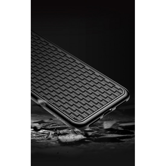 Baseus iPhone XS Max BV Weaving Θήκη Σιλικόνης - Black - WIAPIPH65-BV01
