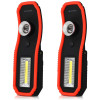 Navaris 2x 3W COB LED Work Light Σετ με 2 Φακούς Εργασίας με Μαγνητική Βάση και Γάντζο - Black / Red - 45758.02