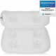 Navaris Bath Pillow for Head Neck Shoulders Αντιολισθητικό Μαξιλάρι Μπάνιου - White - 47493.02