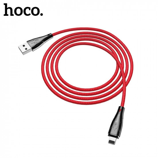 Hoco Blaze U75 Magnetic Cable - Μαγνητικό Καλώδιο Lightning 3A - Red