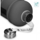 Navaris Μπουκάλι Νερού από Πλαστικό Tritan - BPA Free - 2.2 L - Dark Grey - 45150.73