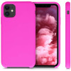 KW iPhone 11 Θήκη Σιλικόνης Rubber TPU - Fuchsia - 49724.135