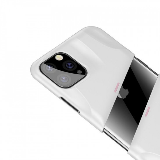 Baseus iPhone 11 Pro Let's go Airflow Cooling Game Σκληρή Θήκη με Σύστημα Ψύξης - White - Pink - WIAPIPH58S-GM24