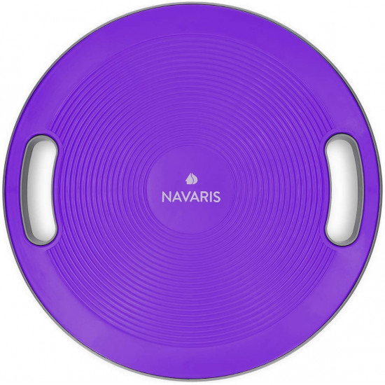 Navaris Balance Board Σανίδα Ισορροπίας - 40cm - Purple - 44181.38