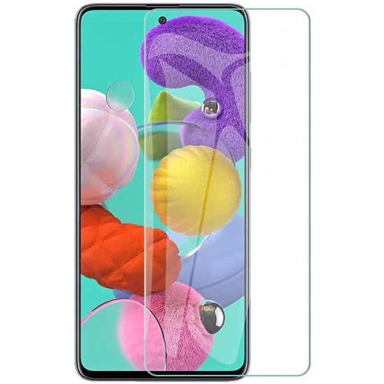 OEM Samsung Galaxy A51 0.33mm 2.5D 9H Anti Fingerprint Tempered Glass Αντιχαρακτικό Γυαλί Οθόνης - Clear