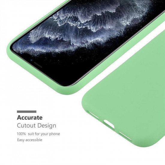 Cadorabo iPhone 11 Pro Matte Θήκη Σιλικόνης - Green