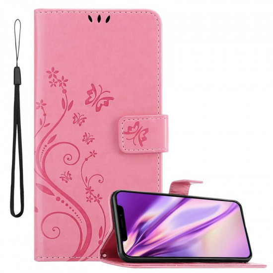 Cadorabo iPhone 11 Pro Θήκη Πορτοφόλι Stand από Δερματίνη - Floral - Pink