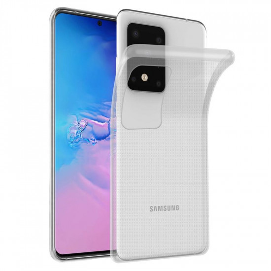 Cadorabo Samsung Galaxy S20 Ultra Λεπτή Θήκη Σιλικόνης - Διάφανη