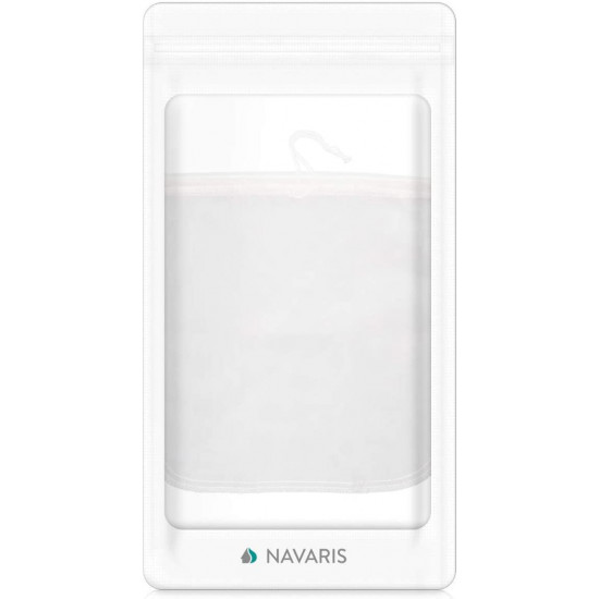 Navaris Organic Nut Milk Bag Σακούλα Γάλακτος - Large 30 x 30cm - White - 44348.03