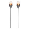 Navaris Outdoor Solar Torch Lights Διακοσμητικά Φώτα Κήπου - Dark Grey - 47538.19.02