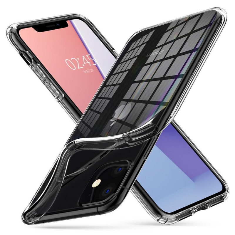 Spigen iPhone 11 Liquid Crystal Θήκη Σιλικόνης - Crystal Clear