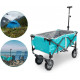 Navaris Foldable Garden Trolley on Wheels Αναδιπλούμενο Καρότσι Κήπου - Blue - 45540.78.22