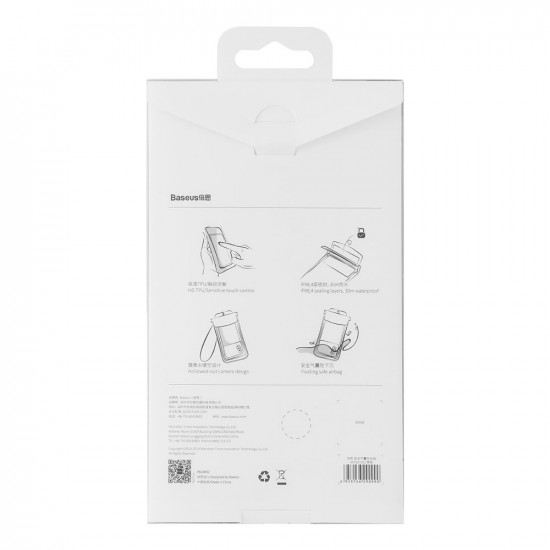 Baseus Safe Airbag Universal Αδιάβροχη Θήκη για Smartphones 6.5'' - Pink - ACFSD-C04