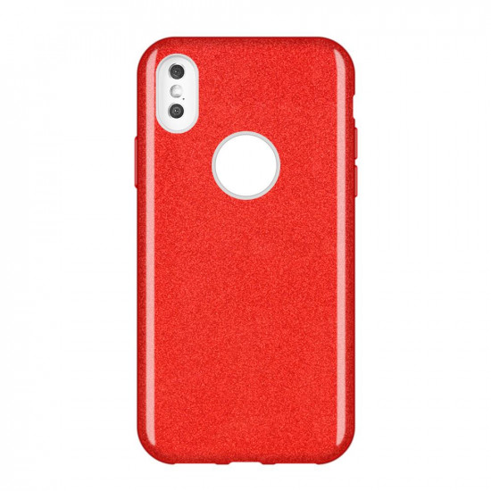 Wozinsky Huawei P30 Lite Glitter Shining Θήκη Σιλικόνης - Red