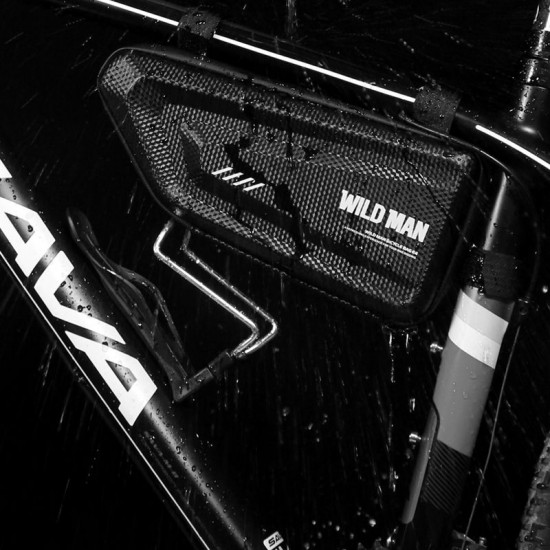 Wildman Σκληρή Αδιάβροχη Βαλίτσα Ποδηλάτων - Black