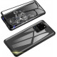 OEM Samsung Galaxy S20 Ultra Μαγνητική Θήκη Full Body Front and Back χωρίς Screen Protector - Black / Διάφανη