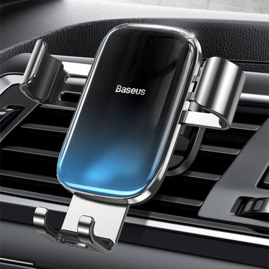 Baseus Glaze Gravity Car Air Vent Mobile Holder - Universal Βάση Αυτοκινήτου Αεραγωγού - Black - SUYL-LG01