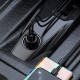 Baseus S-16 Bluetooth 5.0 FM Transmitter για Αναπαραγωγή Μουσικής / Κλήσεις και Φορτιστής Αυτοκινήτου - Black - CCTM-E01