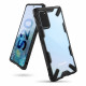 Ringke Samsung Galaxy S20 Fusion X Σκληρή Θήκη με Πλαίσιο Σιλικόνης - Black - Διάφανη