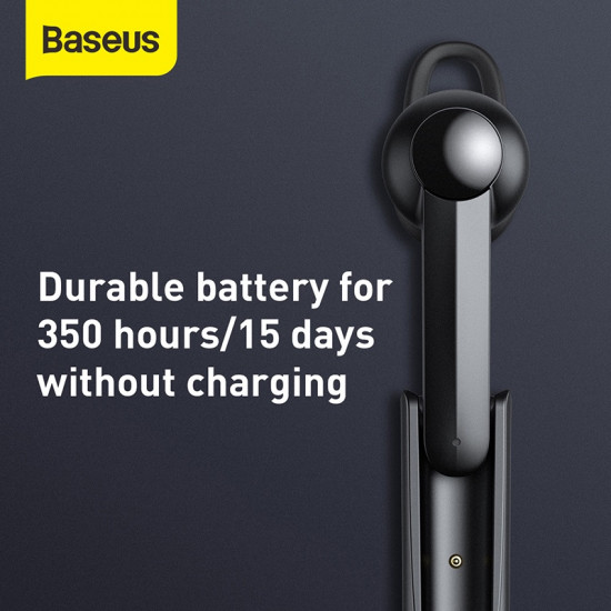 Baseus A05 Magnetic Bluetooth Earphone - Ασύρματο ακουστικό με Μαγνητική Βάση Φόρτισης - White - NGA05-02
