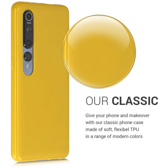 KW Xiaomi Mi 10 / Mi 10 Pro Θήκη Σιλικόνης TPU - Honey Yellow - 51803.143
