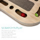 Navaris Cat Play and Scratch Board - Ονυχοδρόμιο για Γάτες - 50 x 30 x 6cm - Cardboard - 51359.01
