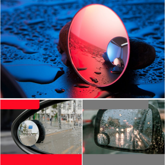 Baseus Full View Blind Spot Rearview Mirrors - 2 Εξωτερικοί Βοηθητικοί Καθρέπτες Αυτοκινήτου - Black - ACMDJ-01