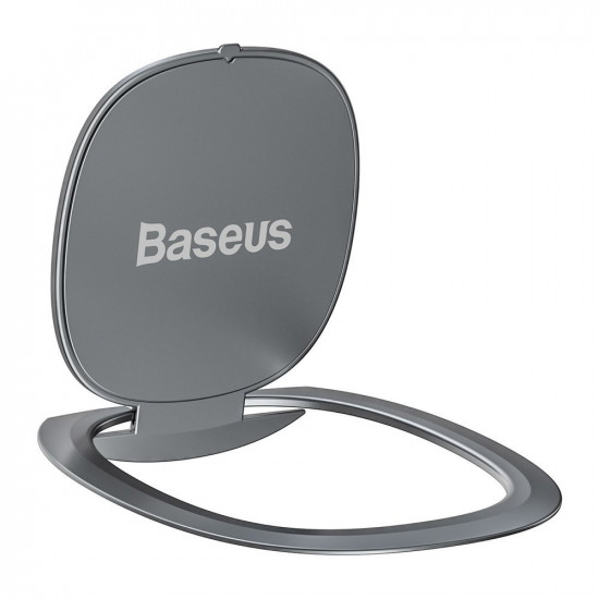 Baseus Invisible Ultra-Thin Ring Holder - Δαχτυλίδι Συγκράτησης Κινητού / Tablet - Βάση Στήριξης - Silver - SUYB-0S