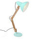 Navaris Wooden Desk Lamp Επιτραπέζιο Φωτιστικό από Ξύλο - Brown / Mint Green - 49125.50