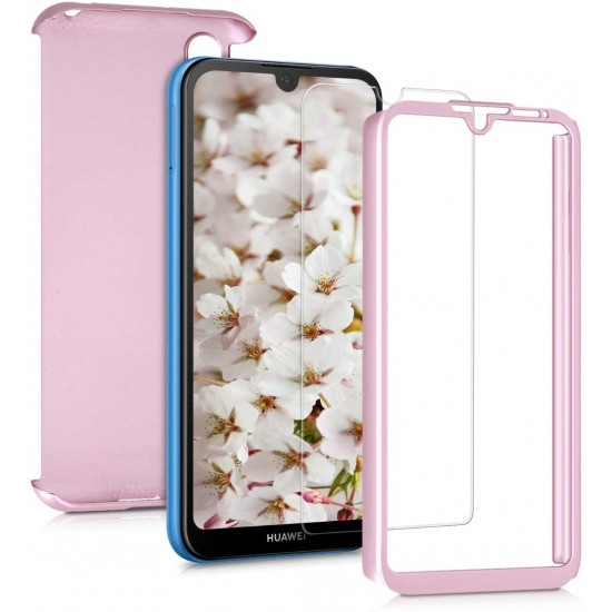 KW Huawei Y5 2019 360 Full Cover and Screen Protector - Metallic Rose Gold - 50580.31