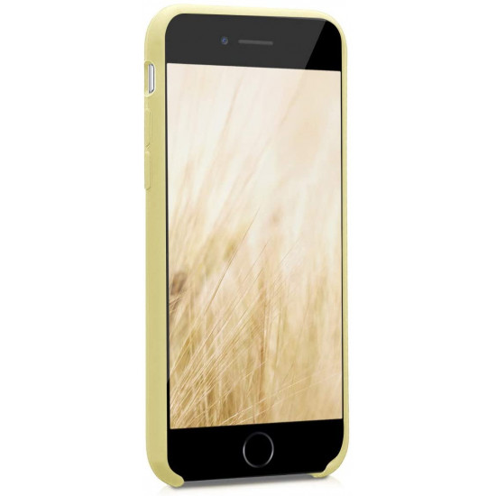 KW iPhone SE 2022 / SE 2020 / 7 / 8 Θήκη Σιλικόνης Rubber TPU - French Vanilla - 40225.153