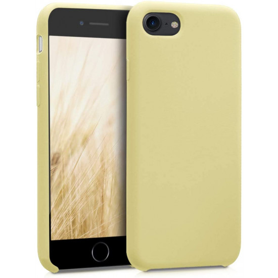 KW iPhone SE 2022 / SE 2020 / 7 / 8 Θήκη Σιλικόνης Rubber TPU - French Vanilla - 40225.153