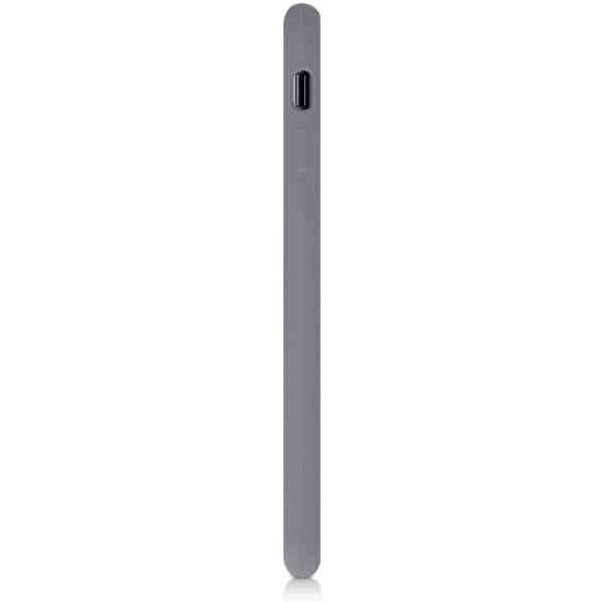 KW iPhone SE 2022 / SE 2020 / 7 / 8 Θήκη Σιλικόνης Rubber TPU - Titanium Grey - 40225.155