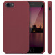 KW iPhone SE 2022 / SE 2020 / 7 / 8 Θήκη Σιλικόνης Rubber TPU - Maroon Red - 40225.160