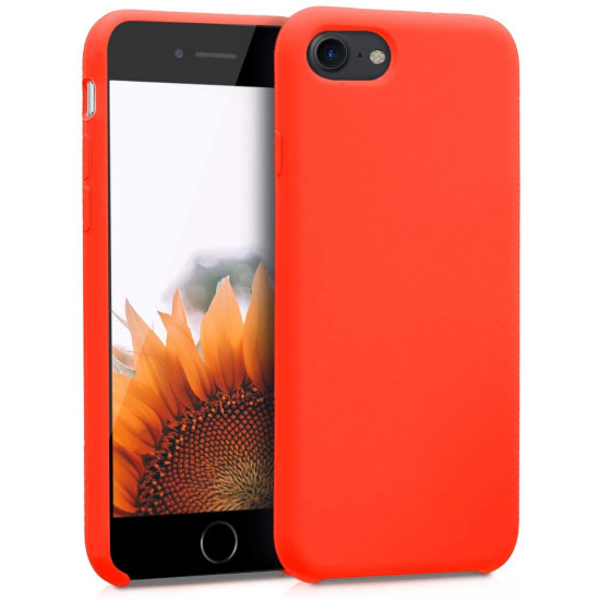 KW iPhone SE 2022 / SE 2020 / 7 / 8 Θήκη Σιλικόνης Rubber TPU - Cherry Tomato - 40225.164