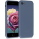 KW iPhone SE 2022 / SE 2020 / 7 / 8 Θήκη Σιλικόνης Rubberized TPU - Blue Grey - 49979.12