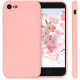 KW iPhone SE 2022 / SE 2020 / 7 / 8 Θήκη Σιλικόνης Rubberized TPU - Light Pink Matte - 49979.123