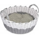 Navaris Medium Cat Bed Basket - Καλάθι Κρεβάτι για Γάτες και Κατοικίδια - Grey - 47064.2