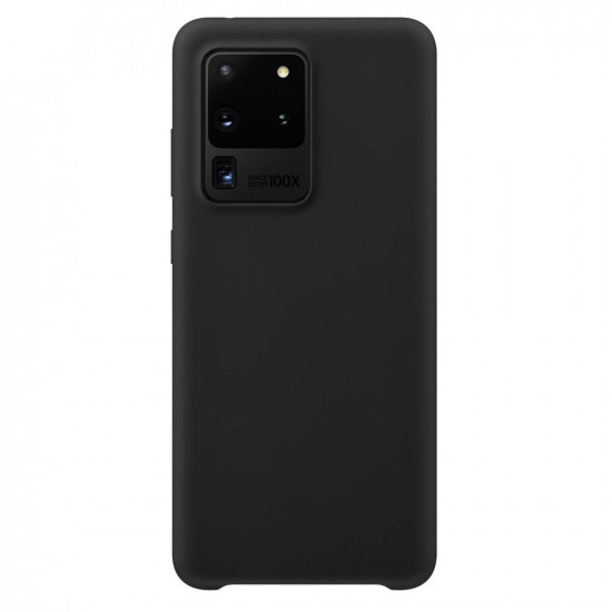OEM Samsung Galaxy S20 Ultra Θήκη Σιλικόνης Rubber TPU - Black