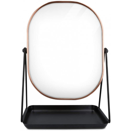 Navaris Free Standing Makeup Mirror - Καθρέπτης Μακιγιάζ - Copper - 49361.27