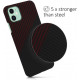 Kalibri iPhone 11 Σκληρή Θήκη Aramid Fiber Body Armor - Red Matte / Black Matte - 49734.09