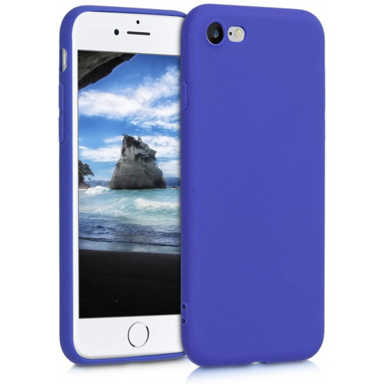 KW iPhone SE 2022 / SE 2020 / 7 / 8 Θήκη Σιλικόνης TPU - Royal Blue - 39458.134
