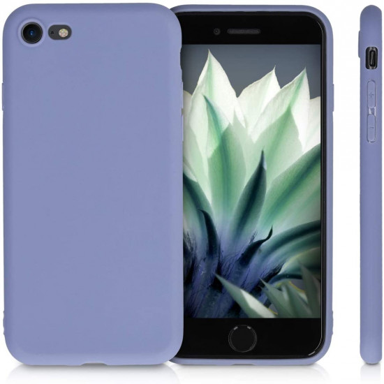 KW iPhone SE 2022 / SE 2020 / 7 / 8 Θήκη Σιλικόνης TPU - Lavender Grey Matte - 39458.136