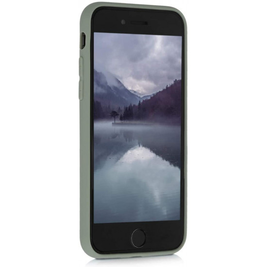 KW iPhone SE 2022 / SE 2020 / 7 / 8 Θήκη Σιλικόνης TPU - Grey Green - 39458.172