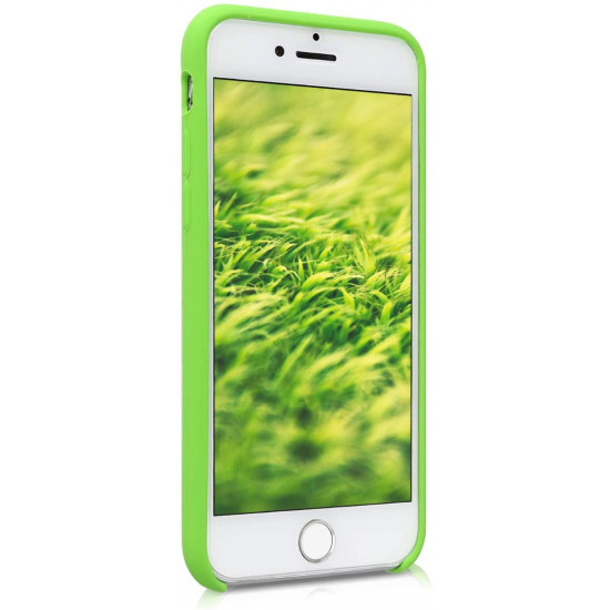 KW iPhone SE 2022 / SE 2020 / 7 / 8 Θήκη Σιλικόνης Rubber TPU - Green - 40225.07