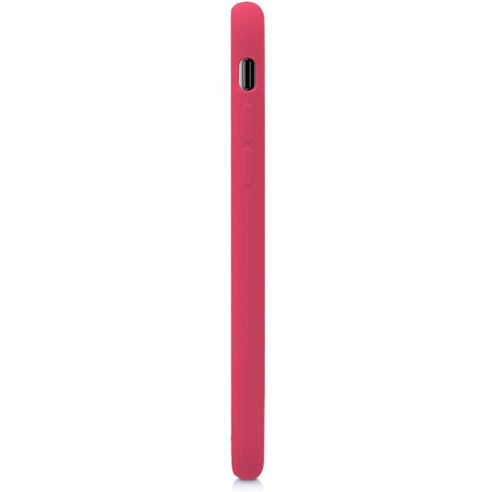 KW iPhone SE 2022 / SE 2020 / 7 / 8 Θήκη Σιλικόνης Rubber TPU - Fuchsia Red - 40225.100