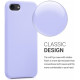 KW iPhone SE 2022 / SE 2020 / 7 / 8 Θήκη Σιλικόνης Rubber TPU - Lavender - 40225.108